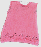 PINK KNITTED TUNIC DRESS - Size 0