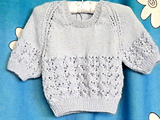 AQUA LACE-KNIT TOP - Size 00