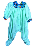 LITTLE MONSTER FLANNEL GROSUIT - Fits Size 00 to 0