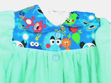 LITTLE MONSTER FLANNEL GROSUIT - Fits Size 00 to 0