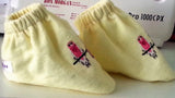 'GALAH TRIO' FLANNEL BOOTIES - Fits 6 to 12 months