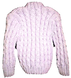 Lilac Cable-Knit CARDIGAN size 00