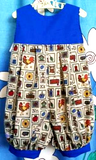 BLUE ROOSTER ROMPER - Size 0