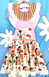 2 pc 'CANDY SHOP' APRON & BODYSUIT - Size 00