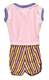 2pce 'CANDY SHOP' APRON & BODYSUIT - Size 000