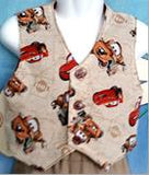 2pc VEST & CARGOS - Cars themed - Size 000