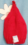 Fits Size 00 to 1 -  KNIT HOT PINK GNOME BEANIE