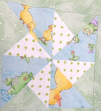 ' THE POND ' QUILT - Size 144.5cmW x 168cmL