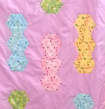 'CATERPILLAR MARCH' QUILT - Size 124.5cmW x 146.5cmL