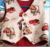 2pc VEST & CARGOS - Cars themed - Size 000