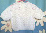 Granny Aggies LACY KNIT TOP - WHITE - Size 0