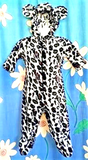 SNOW LEOPARD SUIT - Size 0 (complete with ears & tail)