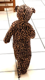 BROWN LEOPARD SUIT - Size 0 (complete with ears & tail)