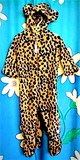 BROWN LEOPARD SUIT - Size 0 (complete with ears & tail)