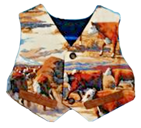 COWPOKE VEST - Size 00 - fits 6 to 9 months