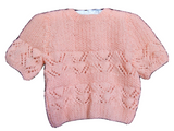 Pink Moss-Stitch Knit TOP - size 00