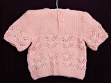 Pink Moss-Stitch Knit TOP - size 00