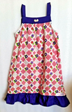 2PCE JENNY DRESS with PANTS - FLORAL - Size 2