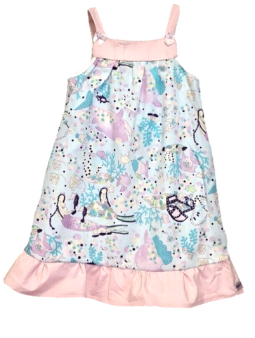 2PCE JENNY DRESS with PANTS - MERMAID - Size 1