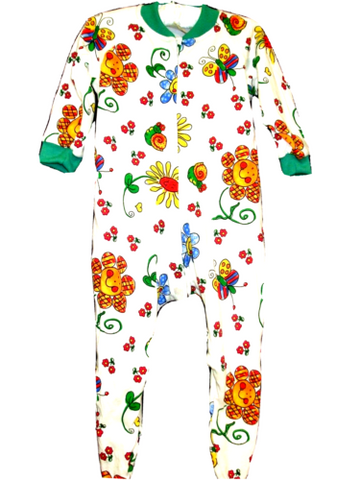 BLOOMING BABY Sleepsuit - Green - Size 0