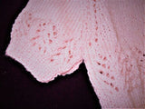 Granny Aggies PINK LACY-KNIT TOP - Size 0
