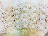 CREAM LACE-KNIT TOP - Size 0